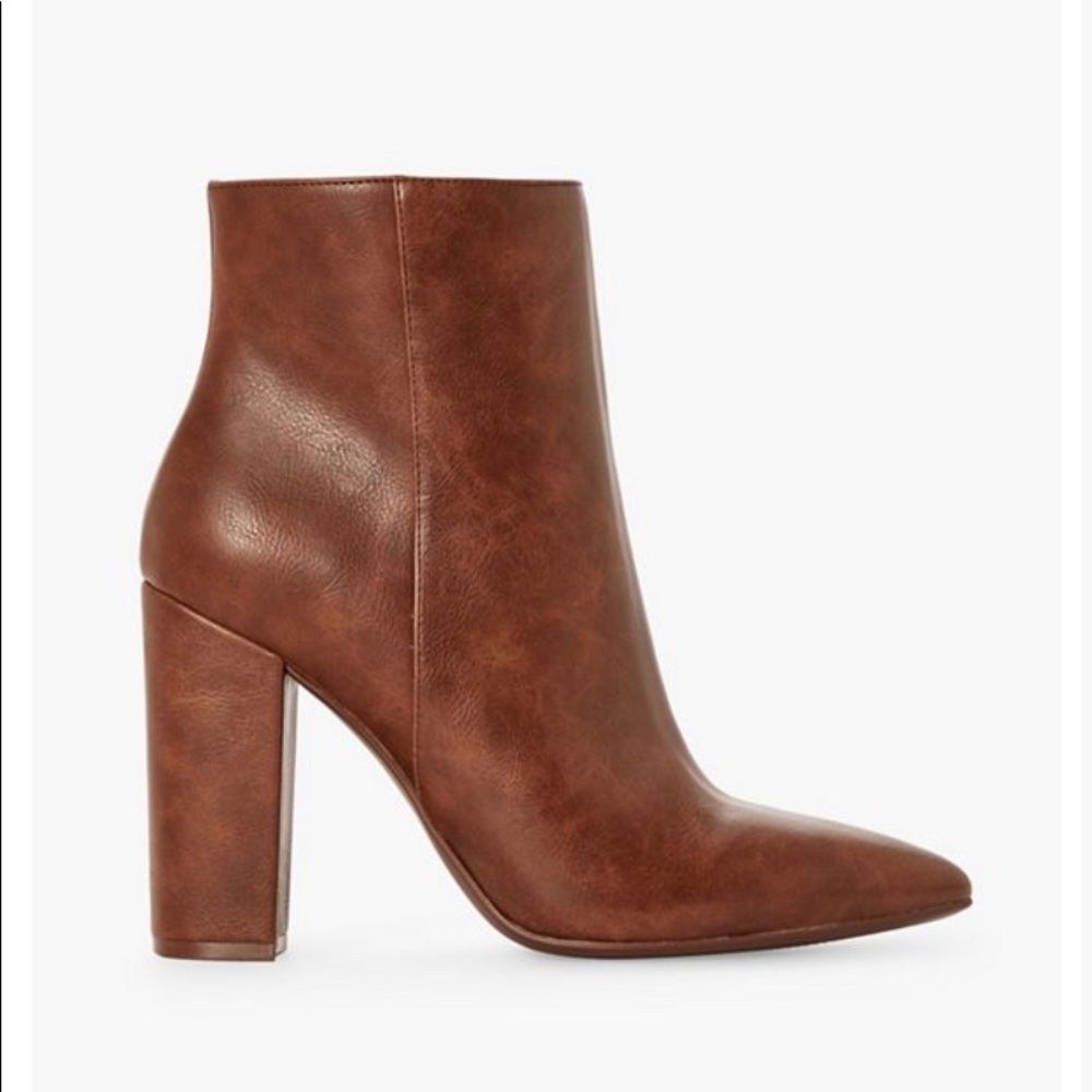 Extra Wide Block Heel Booties - Picture 2 of 4